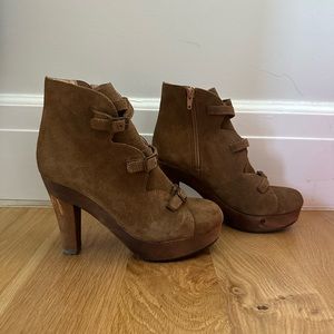 See by Chloe - Adolfo Buckle Bootie in Cappuccino